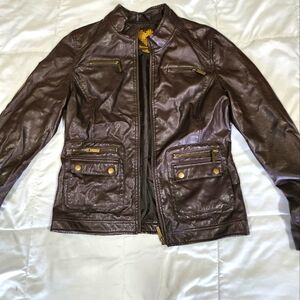 Heart and soul womens Leather medium jacket